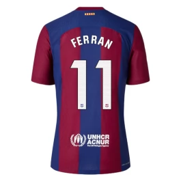 FC Barcelona Voetbaltenue Ferran 11 2023-2024 Thuisshirt