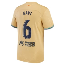 FC Barcelona Voetbaltenue Gavi 6 2022-2023 Uitshirt