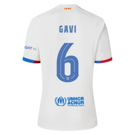 FC Barcelona Voetbaltenue Gavi 6 2023-2024 Uitshirt