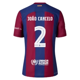 FC Barcelona Voetbaltenue Joao Cancelo 2 2023-2024 Thuisshirt