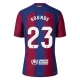 FC Barcelona Voetbaltenue Kounde 23 2023-2024 Thuisshirt