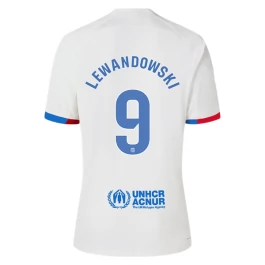 FC Barcelona Voetbaltenue Lewandowski 9 2023-2024 Uitshirt