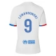 FC Barcelona Voetbaltenue Lewandowski 9 2023-2024 Uitshirt