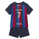 FC Barcelona Voetbaltenue O. Dembélé 7 2022-2023 Thuisshirt Kids