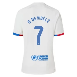 FC Barcelona Voetbaltenue O. Dembélé 7 2023-2024 Uitshirt