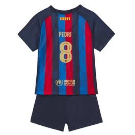 FC Barcelona Voetbaltenue Pedri 8 2022-2023 Thuisshirt Kids