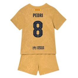 FC Barcelona Voetbaltenue Pedri 8 2022-2023 Uitshirt Kids