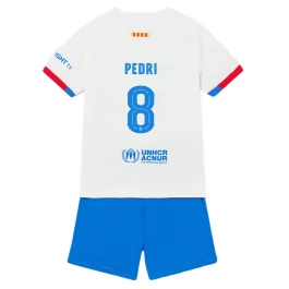 FC Barcelona Voetbaltenue Pedri 8 2023-2024 Uitshirt Kids