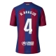 FC Barcelona Voetbaltenue R. Araujo 4 2023-2024 Thuisshirt