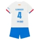 FC Barcelona Voetbaltenue R.Araujo 4 2023-2024 Uitshirt Kids