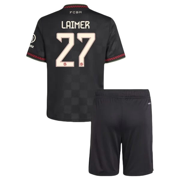 FC Bayern München Laimer 27 Derde Shirt Kids 2025-2026 Voetbaltenue FC Bayern München Laimer 27 Derde Shirt Kids 2025-2026 Voetbaltenue