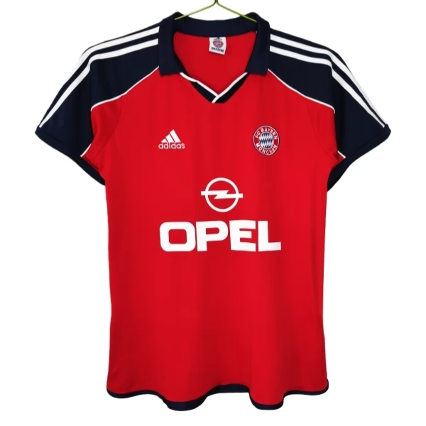 FC Bayern München Thuisshirt Retro 2000-2001 Voetbaltenue FC Bayern München Thuisshirt Retro 2000-2001 Voetbaltenue