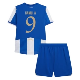 FC Porto Samu.A 9 Thuisshirt Kids 2025-2026 Voetbaltenue