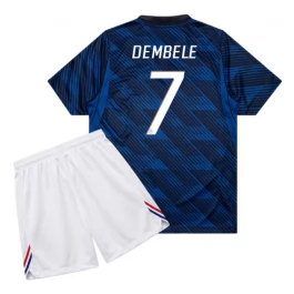Frankrijk Dembele 7 Thuistenue WK 2026 Kind