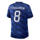 Frankrijk Tchouameni 8 Thuisshirt WK 2026