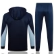 Frankrijk Trainingsjackpakken 2024-25 - Hoodie Blauw