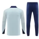 Frankrijk Trainingspakken 2024-25 - 1-4 Zip Blauw