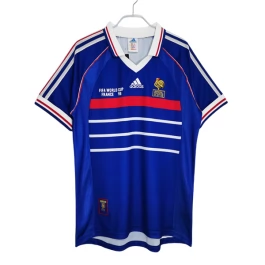 Frankrijk Voetbaltenue Retro 1998 Thuisshirt