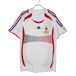 Frankrijk Voetbaltenue Retro 2006 Uitshirt