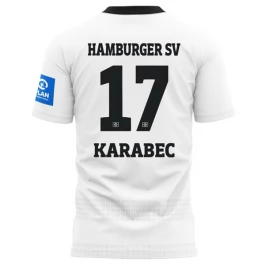 Hamburger SV Karabec 17 Thuisshirt 2024-2025 Voetbaltenue