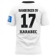 Hamburger SV Karabec 17 Thuisshirt 2024-2025 Voetbaltenue
