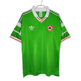 Ierland Voetbaltenue Retro 1988-1990 Thuisshirt