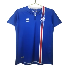 IJsland Thuisshirt Retro 2016-2017 Voetbaltenue