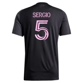 Inter Miami CF Sergio 5 Uitshirt 2025-2026 Voetbaltenue