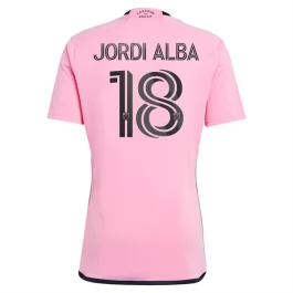 Inter Miami CF Voetbaltenue Jordi Alba 18 2024-2025 Thuisshirt