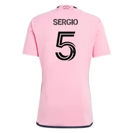 Inter Miami CF Voetbaltenue Sergio 5 2024-2025 Thuisshirt