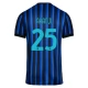 Inter Milan Akanji 25 Thuisshirt 2025-2026 Voetbaltenue