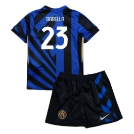 Inter Milan Barella 23 Thuisshirt Kids 2024-2025 Voetbaltenue