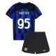 Inter Milan Bastoni 95 Thuisshirt Kids 2023-2024 Voetbaltenue