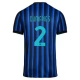 Inter Milan Dumfries 2 Thuisshirt 2025-2026 Voetbaltenue