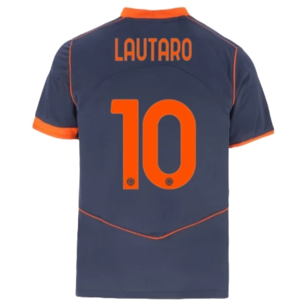 Inter Milan Lautaro 10 Third Shirt 2025-2026 Voetbaltenue Inter Milan Lautaro 10 Third Shirt 2025-2026 Voetbaltenue