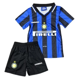 Inter Milan Thuisshirt Kids Retro 1997-1998 Voetbaltenue