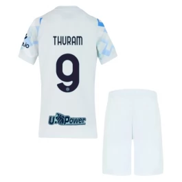 Inter Milan Thuram 9 Uitshirt Kids 2025-2026 Voetbaltenue