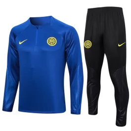 Inter Milan Trainingspakken 2023-24 - 1-4 Zip Blauw