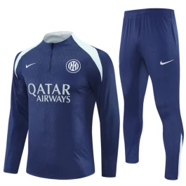 Inter Milan Trainingspakken 2025-26 - 1-4 Zip Blauw