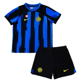 Inter Milan Voetbaltenue 2023-2024 Thuisshirt Kids