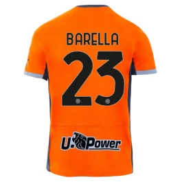 Inter Milan Voetbaltenue Barella 23 2023-2024 Third Shirt