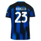 Inter Milan Voetbaltenue Barella 23 2023-2024 Thuisshirt