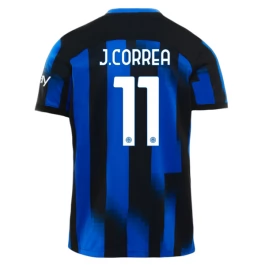 Inter Milan Voetbaltenue J.Correa 11 2023-2024 Thuisshirt