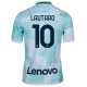 Inter Milan Voetbaltenue Lautaro 10 2022-2023 Uitshirt