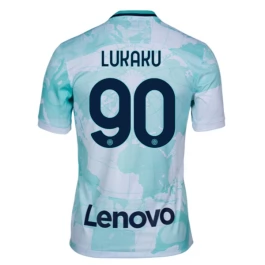 Inter Milan Voetbaltenue Lukaku 90 2022-2023 Uitshirt