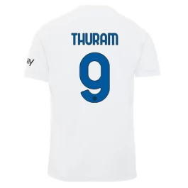 Inter Milan Voetbaltenue Thuram 9 2023-2024 Uitshirt