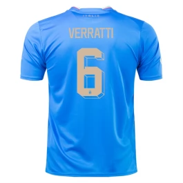 Italië Voetbaltenue Verratti 6 2022 Thuisshirt