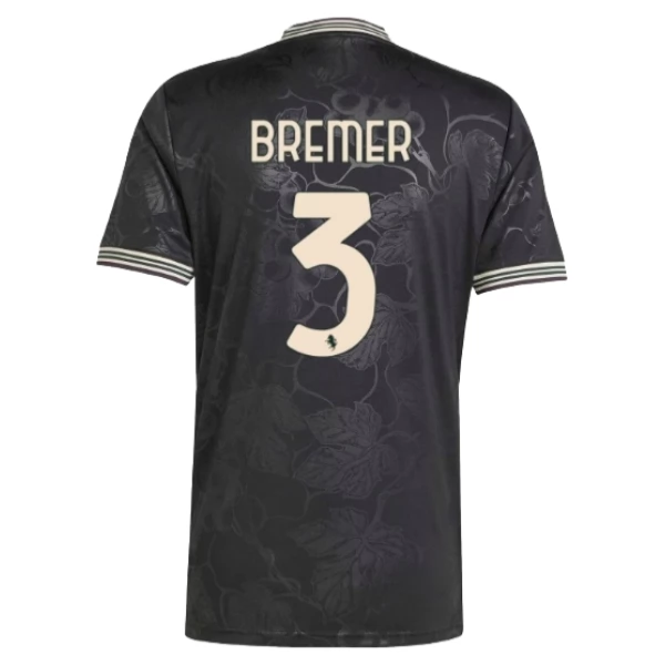 Juventus Bremer 3 Third Shirt 2025-2026 Voetbaltenue Juventus Bremer 3 Third Shirt 2025-2026 Voetbaltenue