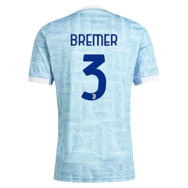 Juventus Bremer 3 Uitshirt 2025-2026 Voetbaltenue Juventus Bremer 3 Uitshirt 2025-2026 Voetbaltenue