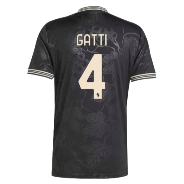 Juventus Gatti 4 Third Shirt 2025-2026 Voetbaltenue Juventus Gatti 4 Third Shirt 2025-2026 Voetbaltenue